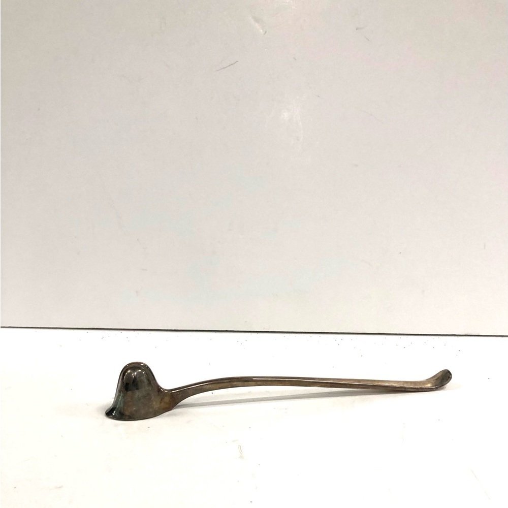 Silver Tone Metal Candle Snuffer